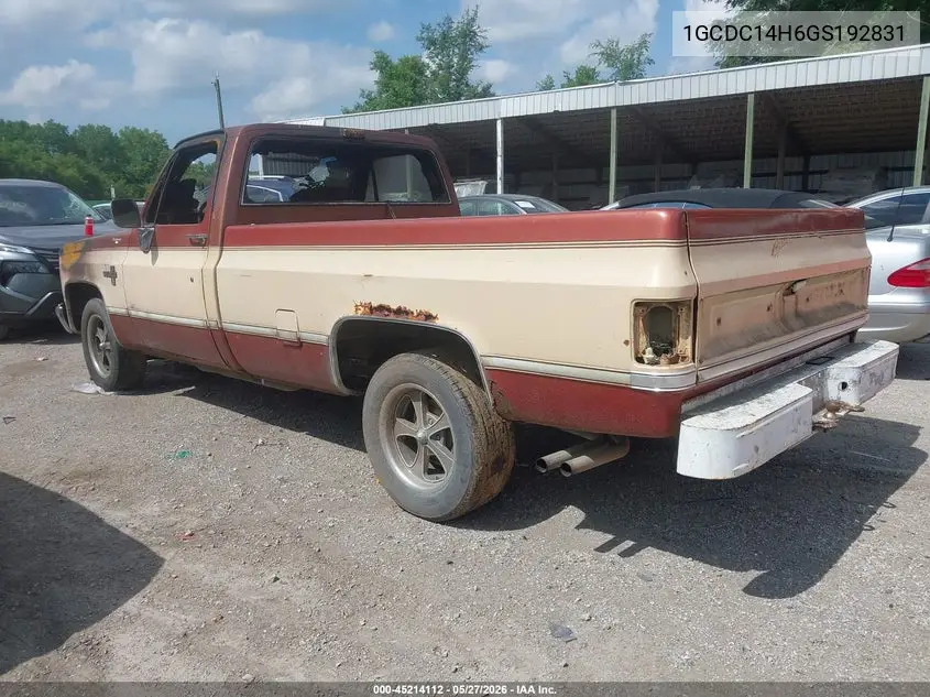 1986 Chevrolet C10 VIN: 1GCDC14H6GS192831 Lot: 45214112