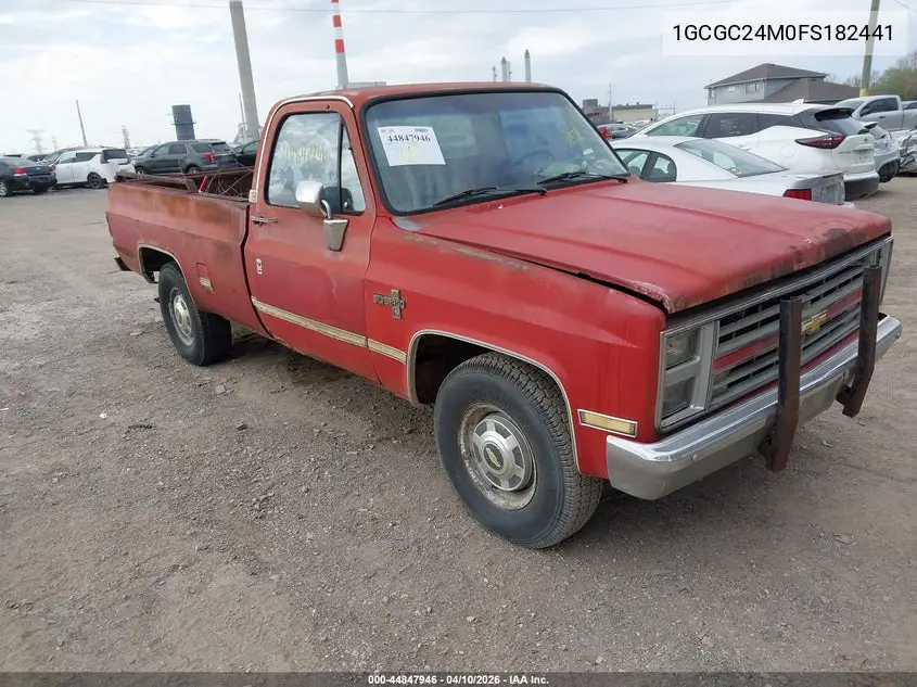 1985 Chevrolet C20 VIN: 1GCGC24M0FS182441 Lot: 44847946