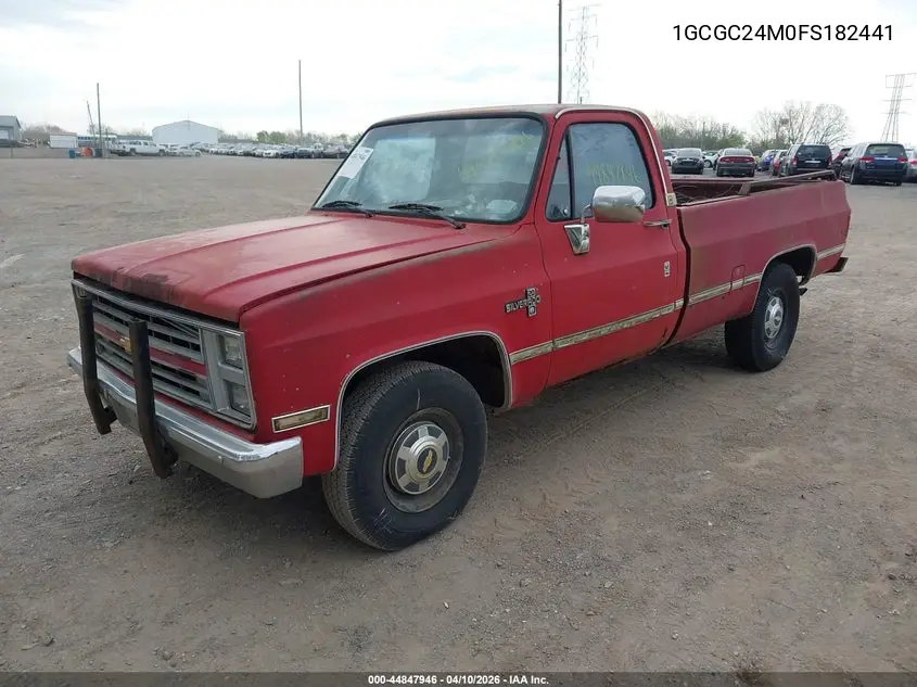 1985 Chevrolet C20 VIN: 1GCGC24M0FS182441 Lot: 44847946