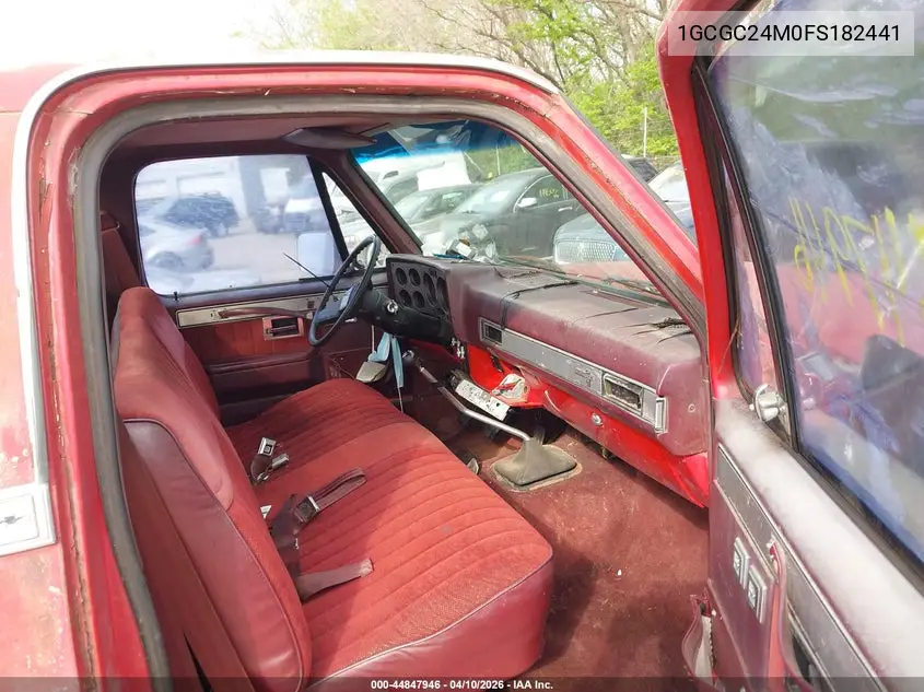 1985 Chevrolet C20 VIN: 1GCGC24M0FS182441 Lot: 44847946