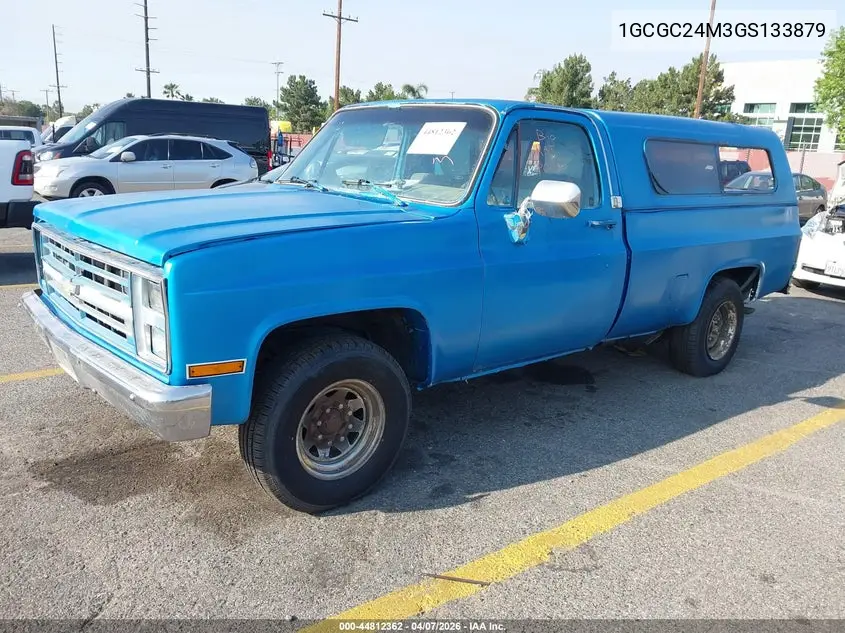 1986 Chevrolet C20 VIN: 1GCGC24M3GS133879 Lot: 44812362