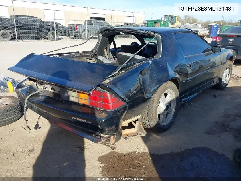 1G1FP23E3ML131431 1991 Chevrolet Camaro Rs