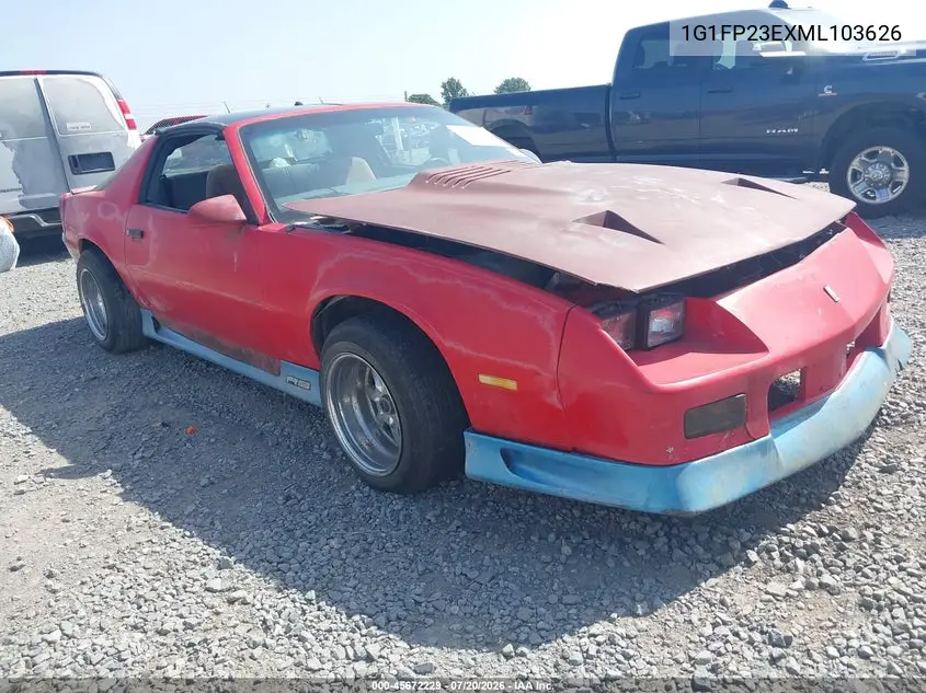 1991 Chevrolet Camaro Rs VIN: 1G1FP23EXML103626 Lot: 45672229
