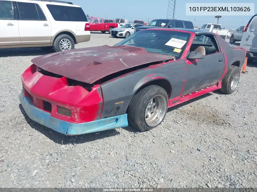 1991 Chevrolet Camaro Rs VIN: 1G1FP23EXML103626 Lot: 45672229