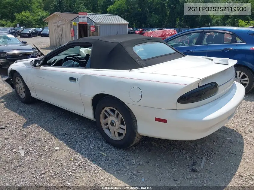 1995 Chevrolet Camaro VIN: 2G1FP32S2S2119930 Lot: 45634435