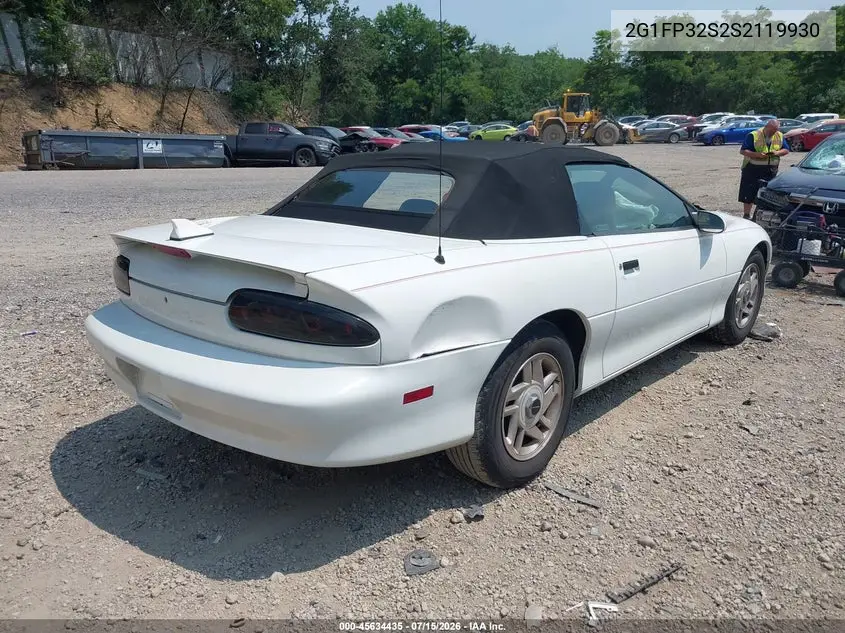1995 Chevrolet Camaro VIN: 2G1FP32S2S2119930 Lot: 45634435