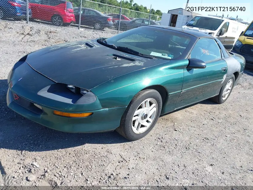 1996 Chevrolet Camaro Rs VIN: 2G1FP22K1T2156740 Lot: 45249043