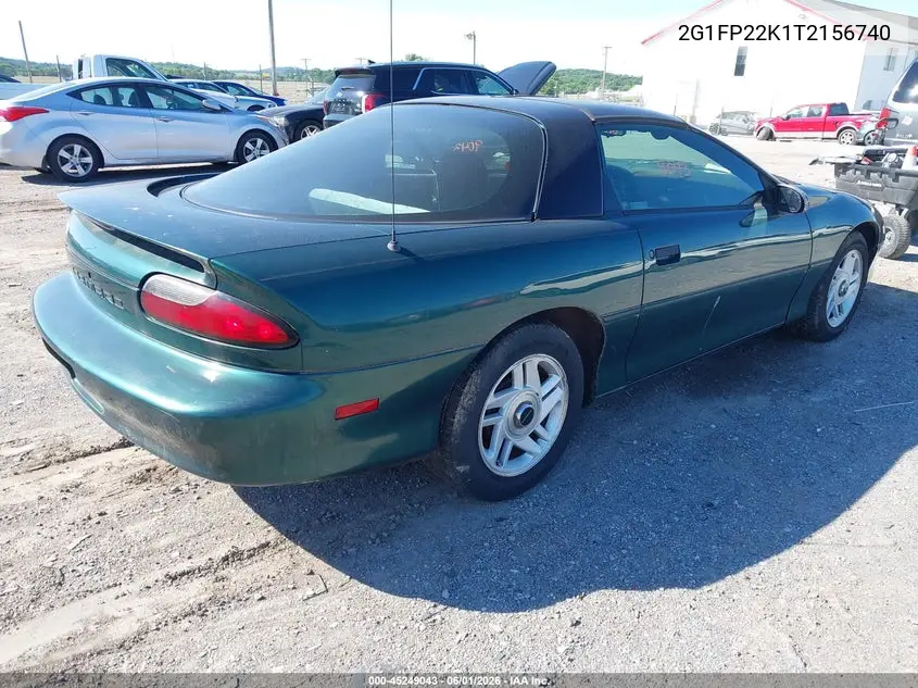 1996 Chevrolet Camaro Rs VIN: 2G1FP22K1T2156740 Lot: 45249043