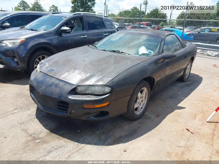 1998 Chevrolet Camaro Z28 VIN: 2G1FP22GXW2152363 Lot: 45413256