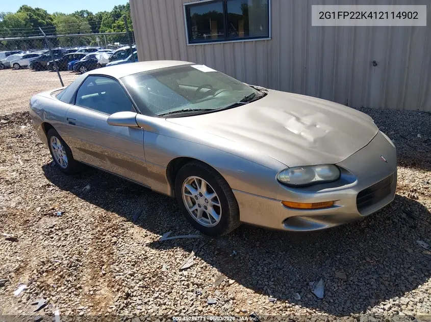 2001 Chevrolet Camaro VIN: 2G1FP22K412114902 Lot: 45286771