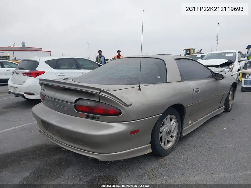 2001 Chevrolet Camaro VIN: 2G1FP22K212119693 Lot: 45458364