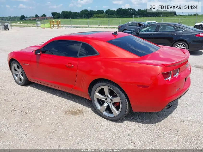 2010 Chevrolet Camaro 1Lt VIN: 2G1FB1EVXA9154424 Lot: 45559412