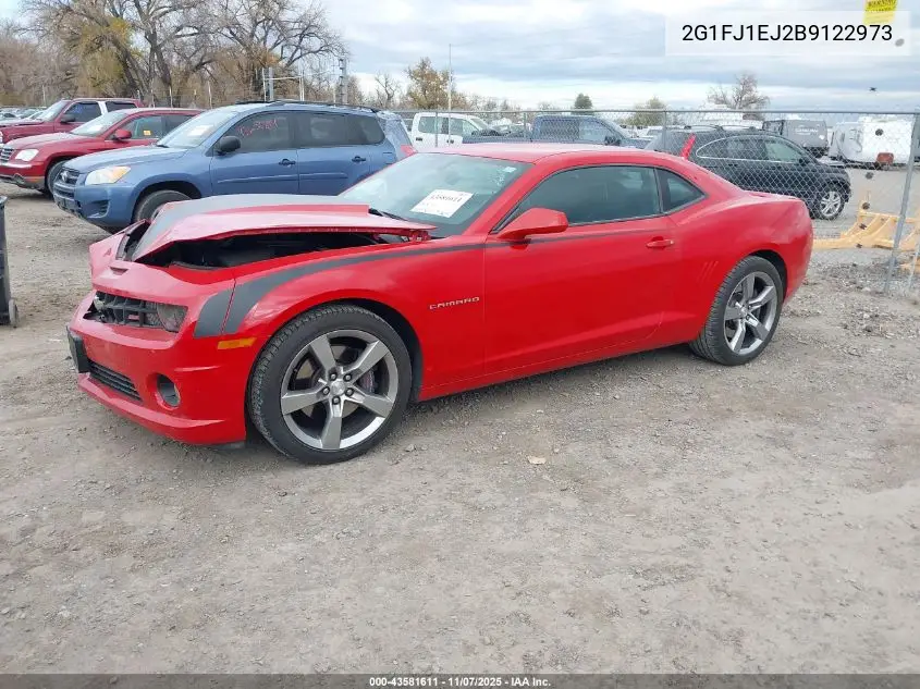 2G1FJ1EJ2B9122973 2011 Chevrolet Camaro 1Ss
