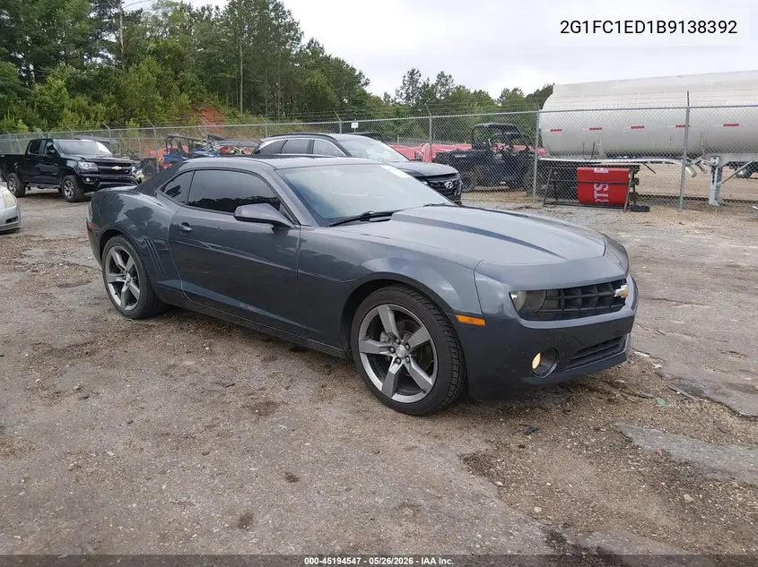 2011 Chevrolet Camaro 2Lt VIN: 2G1FC1ED1B9138392 Lot: 45194547