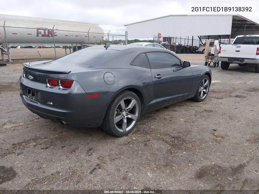 2011 Chevrolet Camaro 2Lt VIN: 2G1FC1ED1B9138392 Lot: 45194547