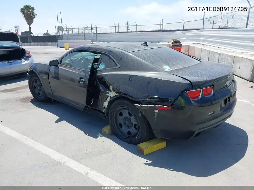2011 Chevrolet Camaro 2Ls VIN: 2G1FA1ED6B9124705 Lot: 45213317
