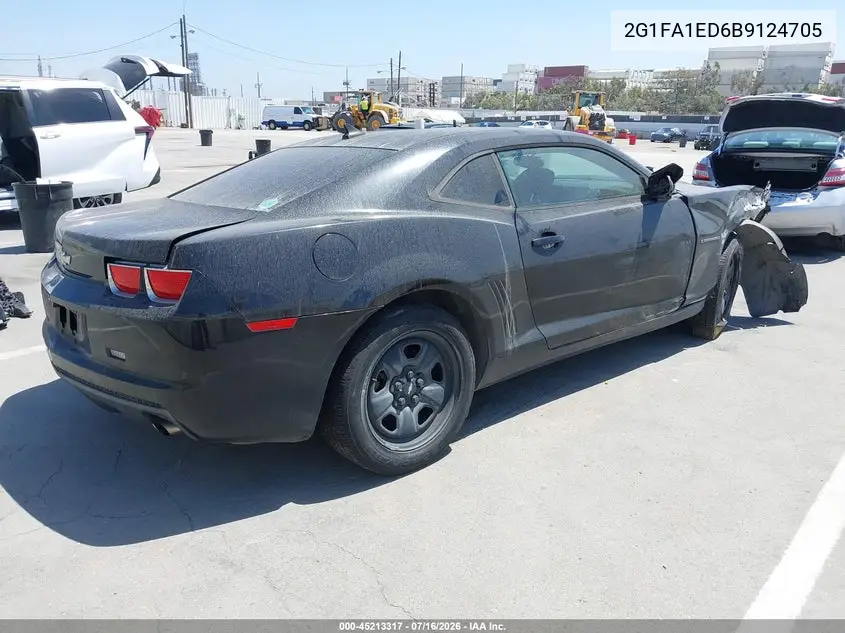 2011 Chevrolet Camaro 2Ls VIN: 2G1FA1ED6B9124705 Lot: 45213317