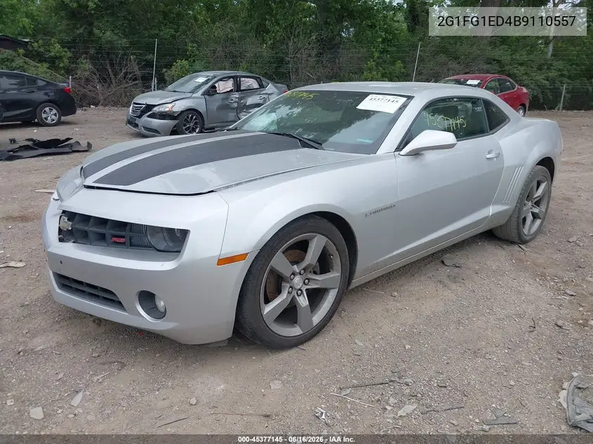 2011 Chevrolet Camaro 2Lt VIN: 2G1FG1ED4B9110557 Lot: 45377145
