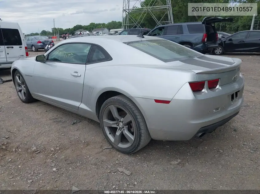 2011 Chevrolet Camaro 2Lt VIN: 2G1FG1ED4B9110557 Lot: 45377145