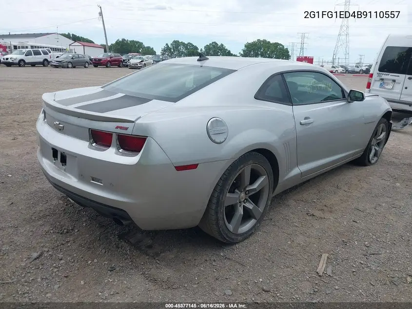 2011 Chevrolet Camaro 2Lt VIN: 2G1FG1ED4B9110557 Lot: 45377145