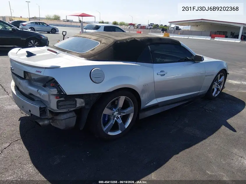 2011 Chevrolet Camaro 1Ss VIN: 2G1FJ3DJ6B9202368 Lot: 45413255