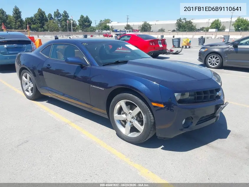 2011 Chevrolet Camaro 1Lt VIN: 2G1FB1ED6B9110641 Lot: 45461922