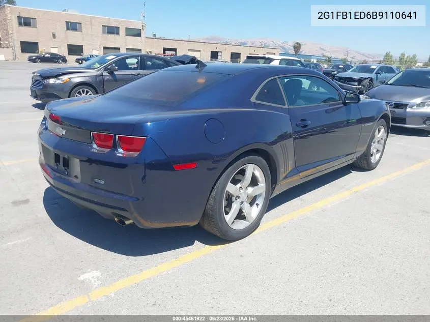2011 Chevrolet Camaro 1Lt VIN: 2G1FB1ED6B9110641 Lot: 45461922