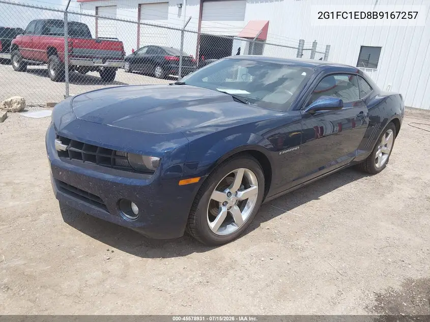 2011 Chevrolet Camaro 2Lt VIN: 2G1FC1ED8B9167257 Lot: 45578931