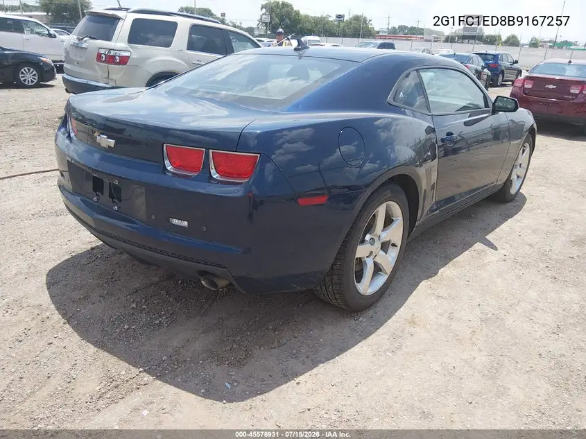2011 Chevrolet Camaro 2Lt VIN: 2G1FC1ED8B9167257 Lot: 45578931