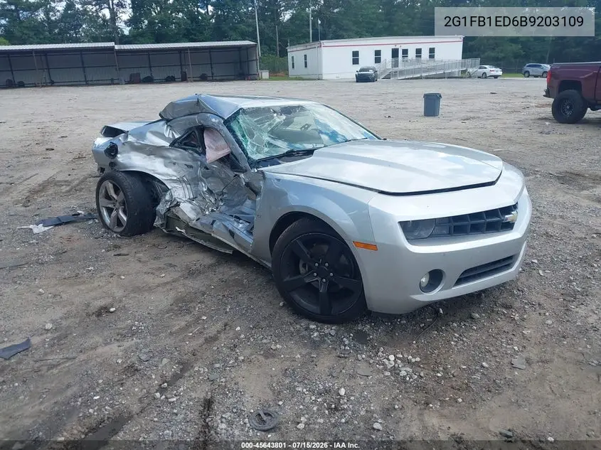 2G1FB1ED6B9203109 2011 Chevrolet Camaro 1Lt
