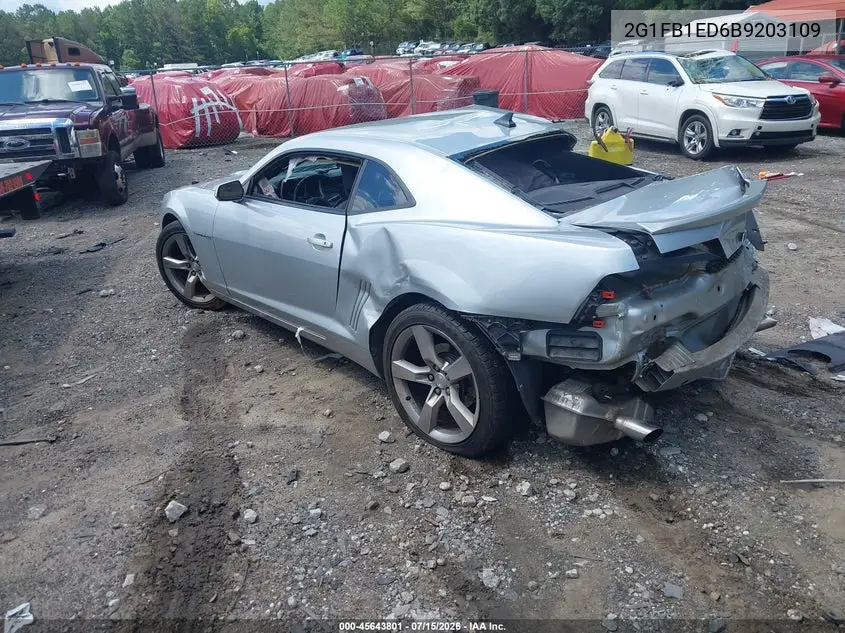 2G1FB1ED6B9203109 2011 Chevrolet Camaro 1Lt