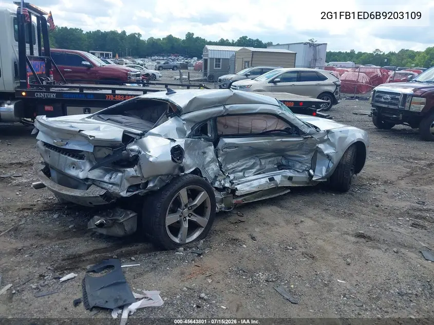 2G1FB1ED6B9203109 2011 Chevrolet Camaro 1Lt