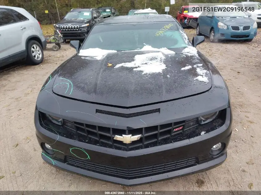 2G1FS1EW2C9196548 2012 Chevrolet Camaro 1Ss