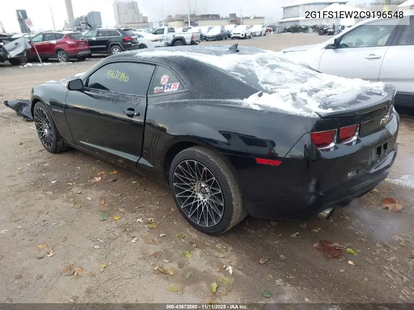 2G1FS1EW2C9196548 2012 Chevrolet Camaro 1Ss