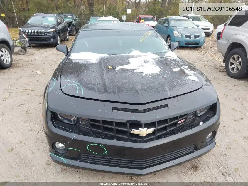 2G1FS1EW2C9196548 2012 Chevrolet Camaro 1Ss