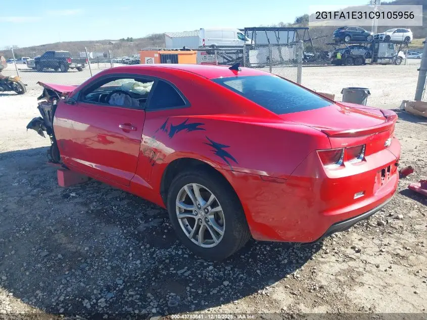 2G1FA1E31C9105956 2012 Chevrolet Camaro 2Ls