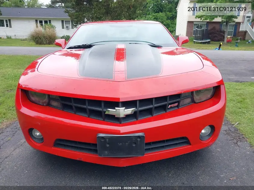 2G1FC1E31C9121939 2012 Chevrolet Camaro 2Lt