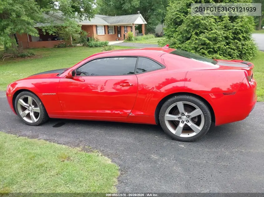 2G1FC1E31C9121939 2012 Chevrolet Camaro 2Lt
