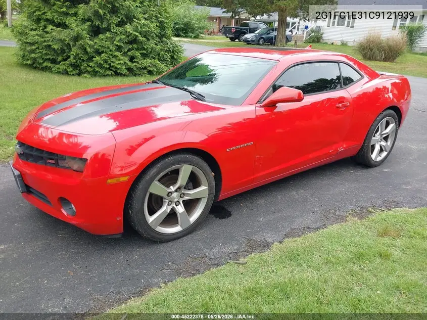 2G1FC1E31C9121939 2012 Chevrolet Camaro 2Lt
