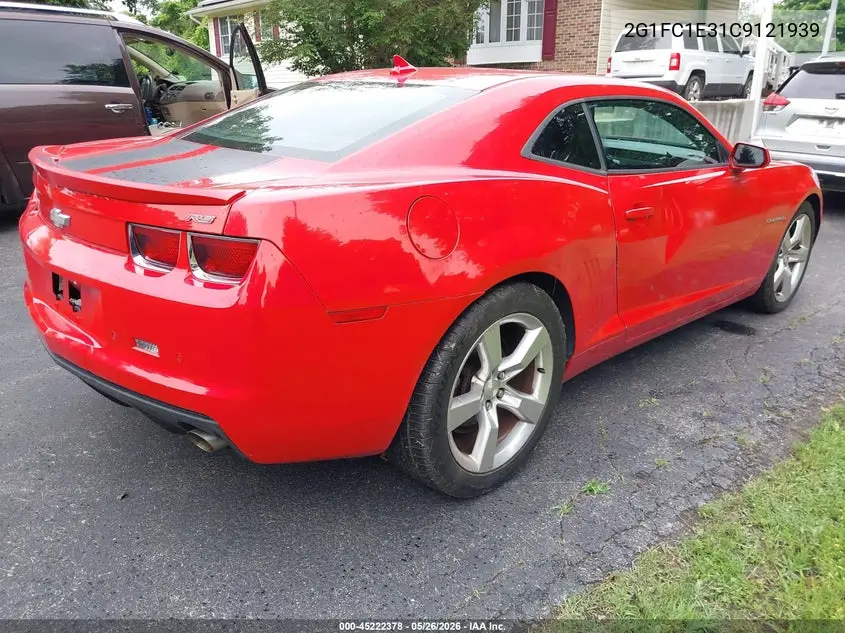 2G1FC1E31C9121939 2012 Chevrolet Camaro 2Lt