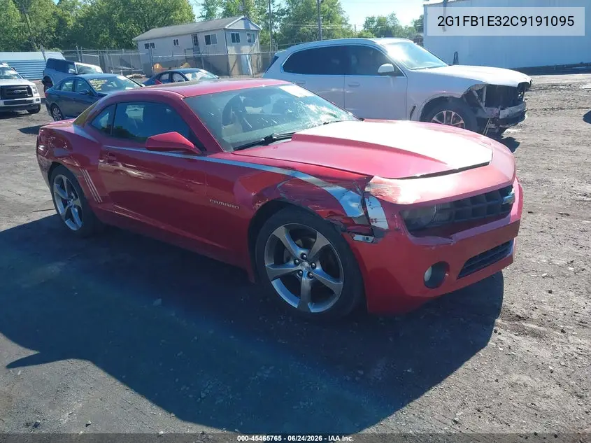 2012 Chevrolet Camaro 1Lt VIN: 2G1FB1E32C9191095 Lot: 45465765