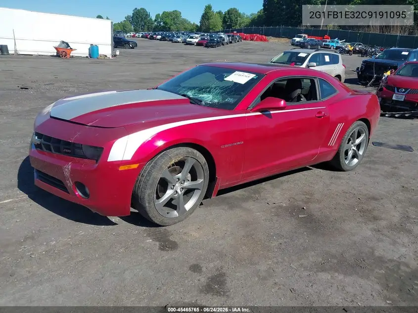 2012 Chevrolet Camaro 1Lt VIN: 2G1FB1E32C9191095 Lot: 45465765