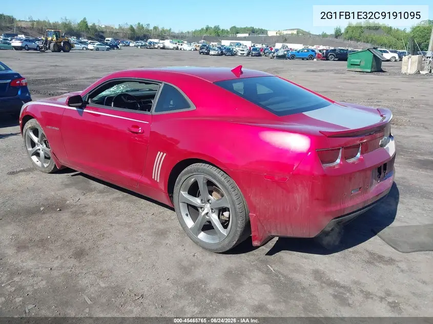 2012 Chevrolet Camaro 1Lt VIN: 2G1FB1E32C9191095 Lot: 45465765