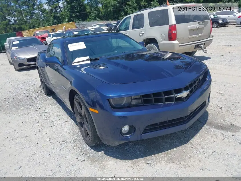 2012 Chevrolet Camaro 2Lt VIN: 2G1FC1E3XC9167740 Lot: 45544629