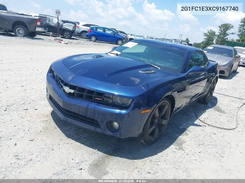 2012 Chevrolet Camaro 2Lt VIN: 2G1FC1E3XC9167740 Lot: 45544629