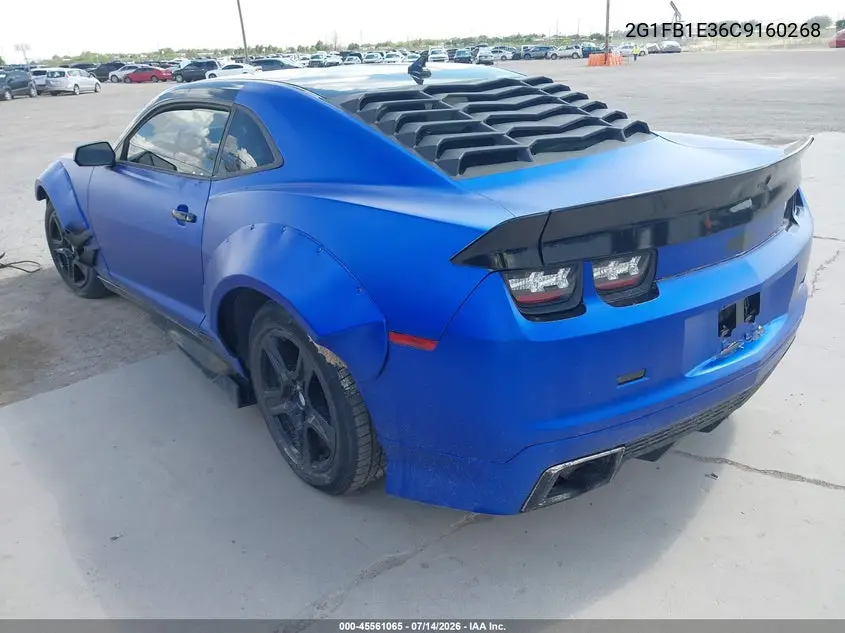 2012 Chevrolet Camaro 1Lt VIN: 2G1FB1E36C9160268 Lot: 45561065