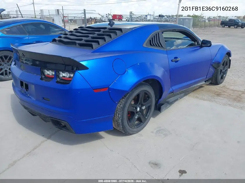 2012 Chevrolet Camaro 1Lt VIN: 2G1FB1E36C9160268 Lot: 45561065