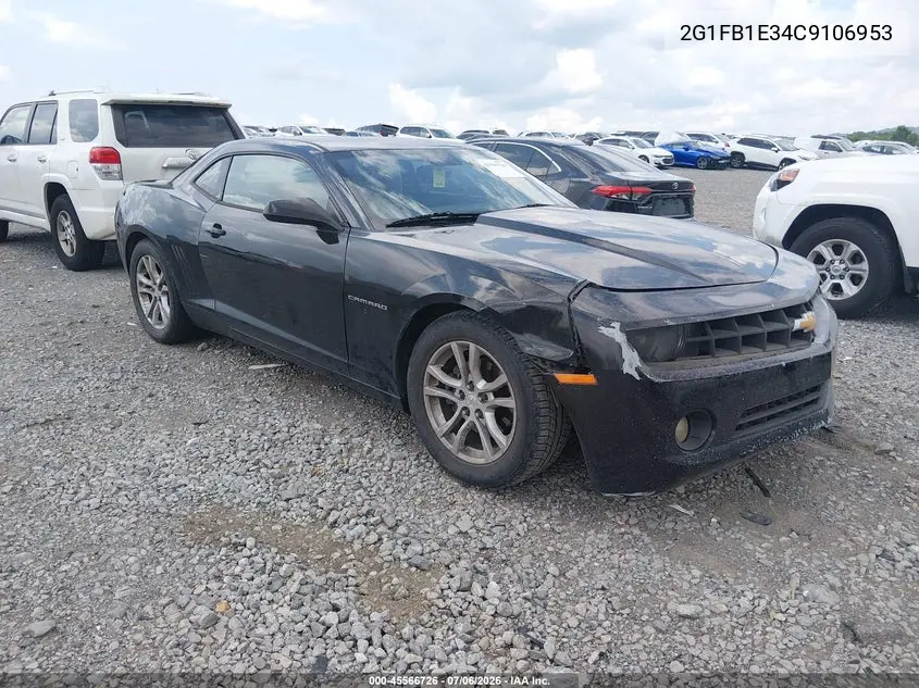 2012 Chevrolet Camaro 1Lt VIN: 2G1FB1E34C9106953 Lot: 45566726