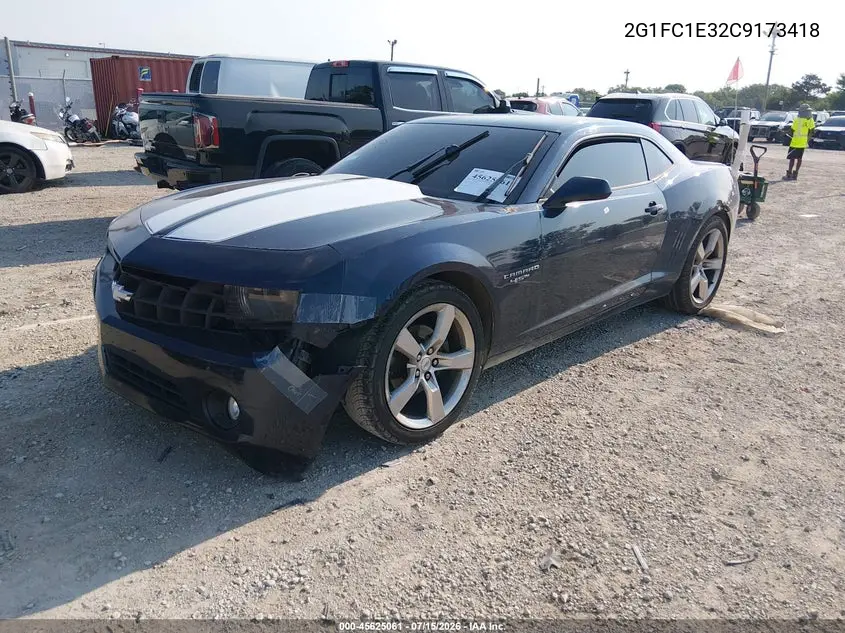 2012 Chevrolet Camaro 2Lt VIN: 2G1FC1E32C9173418 Lot: 45625061