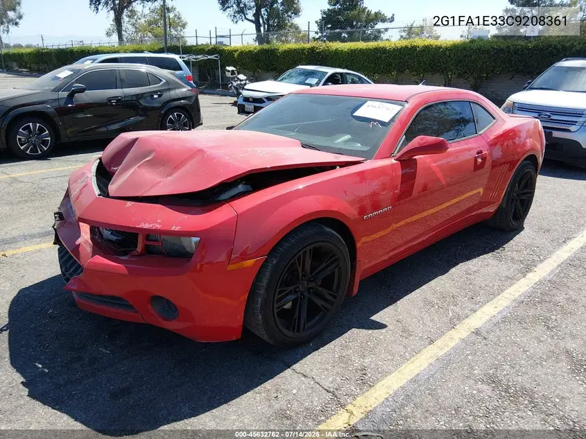 2012 Chevrolet Camaro 2Ls VIN: 2G1FA1E33C9208361 Lot: 45632762